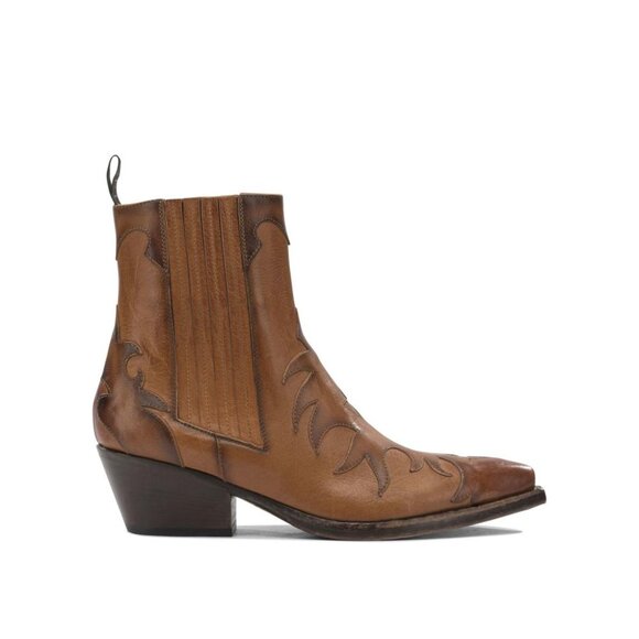 Sartore Leather Cowboy Boots IT 37.5 Women